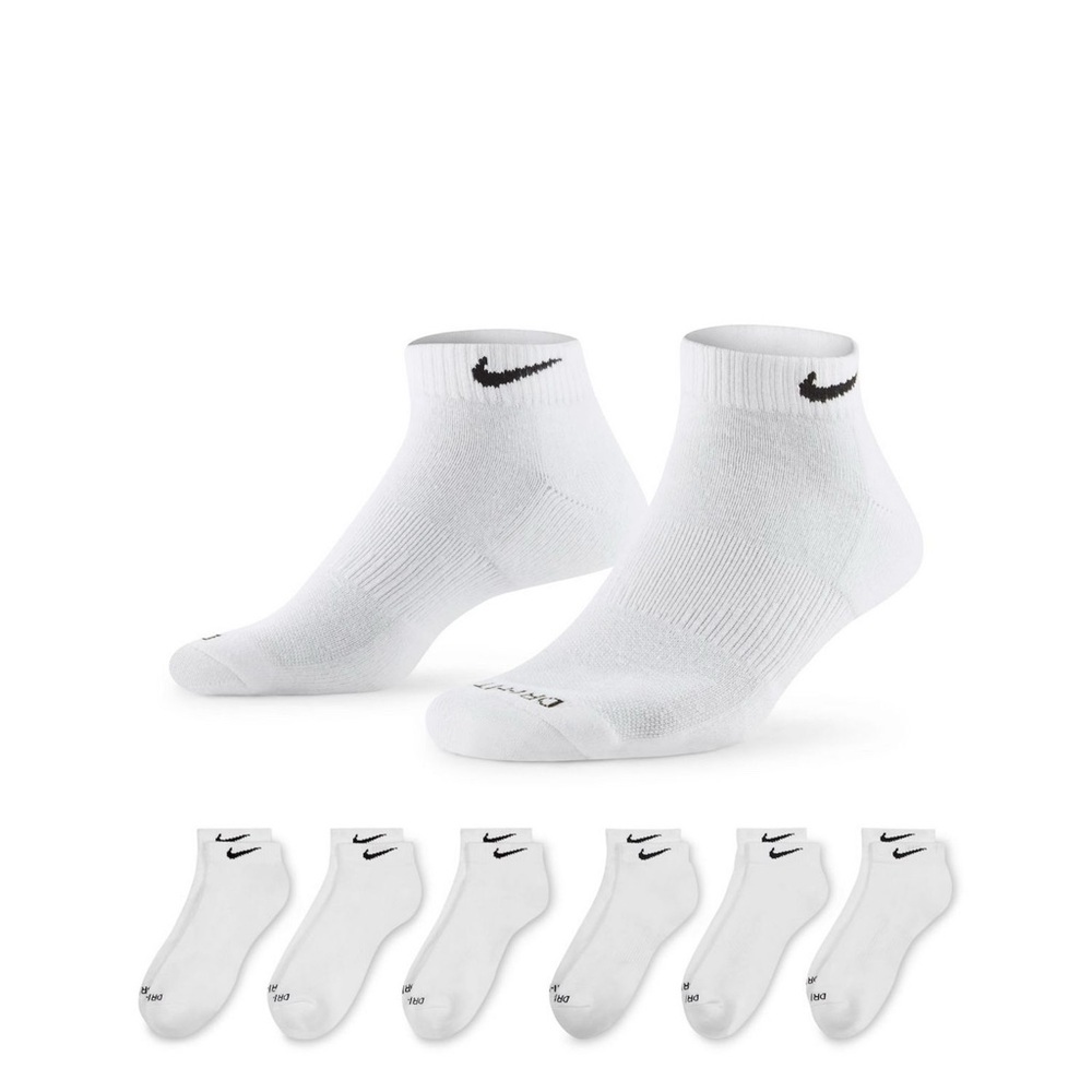 Nike 6-pack Everyday Plus Cushioned Low-Cut  Women 10-13 Men 8-12 NWT PACKAGING